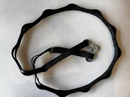 Daisy Chain Black with 2 Carabiners – 470 kg/Loop, 1.8 Ton Capacity – 14 Loops Heavy Duty Strap