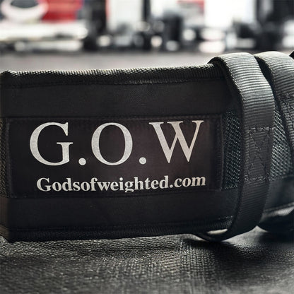 Weighted Dip Belt + Daisy Chain + 3 Heavy Carabiners |Streetlifting & Calisthenics Combo Gear